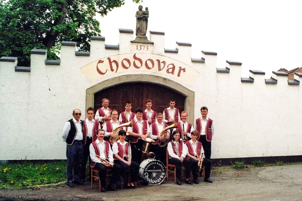 Dechová hudba Chodovarka v roce 1999